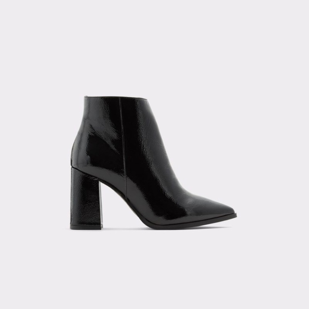 ALDO Patent Leather Ankle Boots